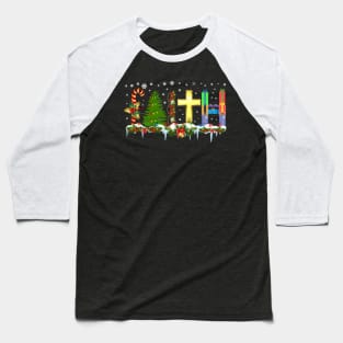 Christmas Faith Tee Xmas Faith Baseball T-Shirt